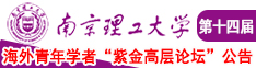 操小肥屄视频南京理工大学第十四届海外青年学者紫金论坛诚邀海内外英才！